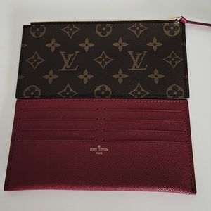 LV monogram zip and card pouches/wallets (part of felicie pochette)